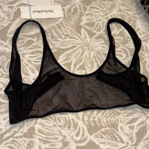 Annie bing Black Mesh Bralette